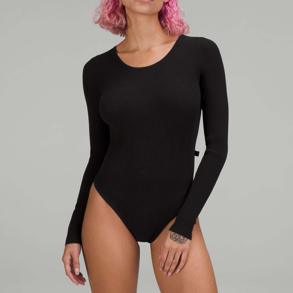 NWT lululemon Tight-Fit Long-Sleeve Knit Bodysuit